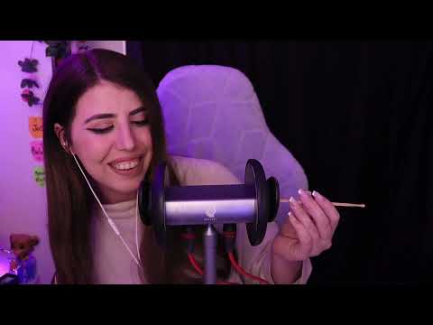 ASMR Ear Attention & Ear Cleaning || Limited Whispering