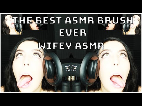 THE MOST SATISFYING BRUSH ASMR EVER - STIMULATING TINGLING AND TRIGGERING SOUNDS - WIFEY ASMR
