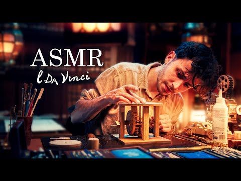 ASMR | Da Vinci's Invention - Building the Structure (P2/4)