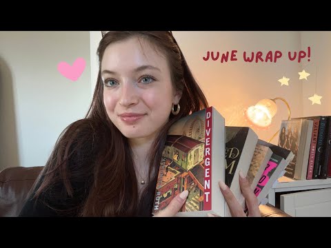 ASMR what i read in june & july reading list 💗☀️🐚 (new books!)