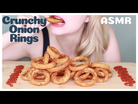 ASMR: Crunchy Onion Rings *EXTREME CRUNCH  EATING SOUNDS* (no talking) 먹방