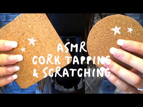 ASMR CORK TAPPING AND SCRATCHING (NO TALKING)
