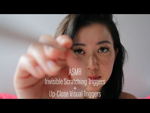 Asmr || Invisible Triggers Scratching and Up-close Visual Triggers