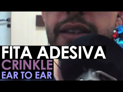 Sons de fita adesiva, crinckle, ouvido a ouvido, para dormir (Português | Portuguese)