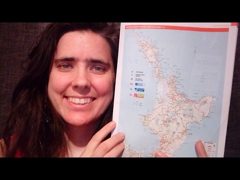 ASMR Geography (New Zealand North Island and Ramble)