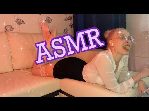 ASMR sexy eating grapes, breathing, whisper