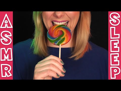 Super satisfying ASMR lollipop eating mouth sounds 😃