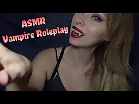 ASMR Vampire Calms You Before She Bites | Tingly Roleplay | Undead Whispers + Hand Movements