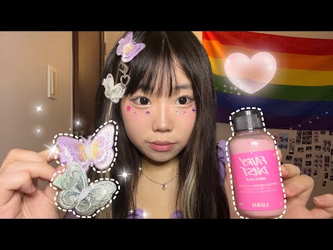 Fairy plays with your hair asmr (real camera touching)