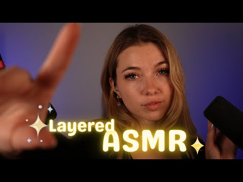ASMR you can barely hear | Layered sounds | Plucking hand movements ✨