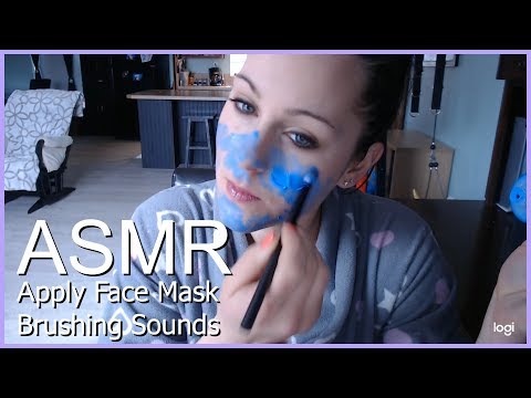 ASMR Face mask, Light Brushing sounds! relaxing