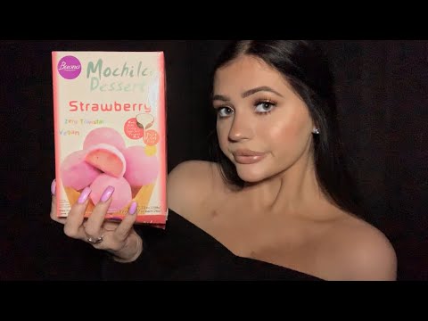 ASMR| EATING ICE CREAM MOCHI WHILE RAMBLING