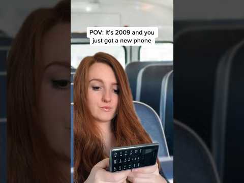 it’s 2009 and you just got a new phone #asmr #nostalgia