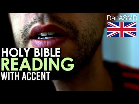 ASMR Bible reading in English - Matthew 4 and 5