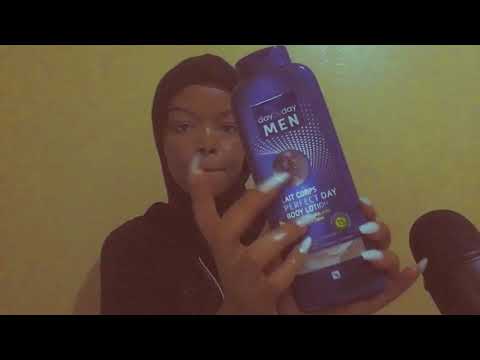 ASMR hand lotion sounds + hand movement and tapping tingles