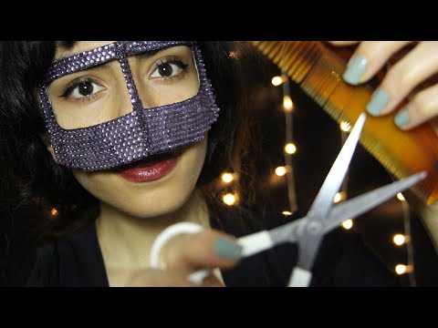💫 ASMR Giving You a SUPER TINGLY Haircut ✂️💕(mouth sounds, snip, shoop, Brushing, scissors, whisper)