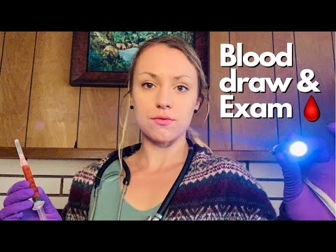SOFT SPOKEN MEDICAL EXAM ROLEPLAY | Blood Draw ASMR | Doctor Checkup ASMR