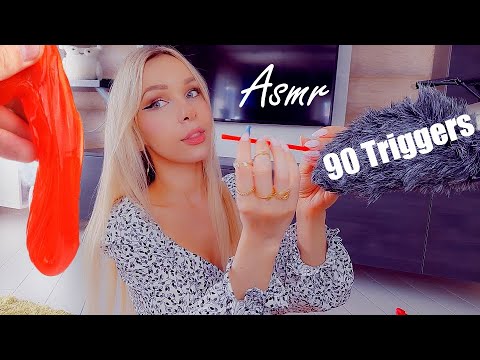 90 Red Triggers in 90 seconds Asmr