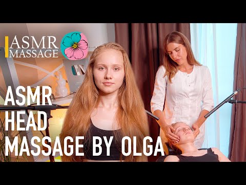 ASMR head & face relaxing spa massage by Olga