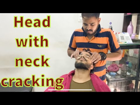 ASMR Head Massage with Neck cracking by Indian Barber Kishan |ASMR FIROZ