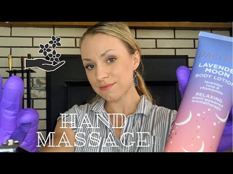 Hand Massage Roleplay ASMR | ASMR Hand Lotion Massage | Cutting Your Nails ASMR | Whispered Roleplay