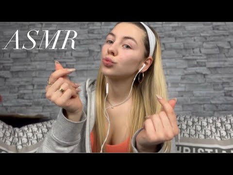 ASMR | Nail Tapping | Scalp Massage (Hair Brushing, Scratching, Oil Treatment) 💤😴 [German]