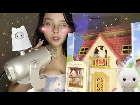 ASMR - UMBOXING CASINHA SYLVANIAN 🐰🏠