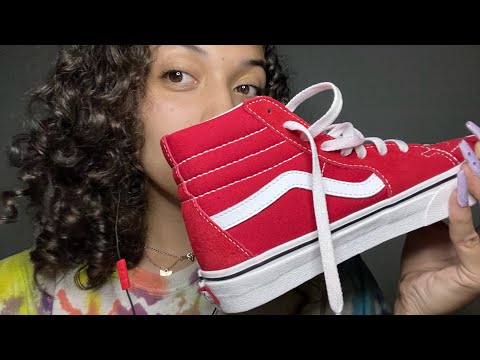 ASMR- fast and aggressive shoe tapping and scratching