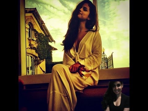 Selena Gomez Posts Instagram Photo In Low Cut Dress Looks Amazing - my thoughts