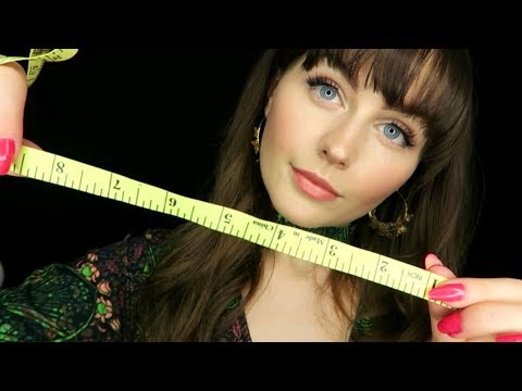 ASMR~semi inaudible face measuring for personal attention relaxation