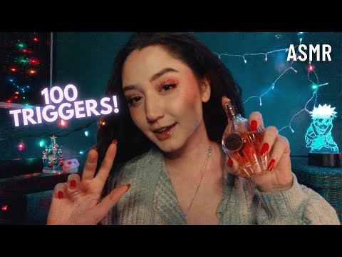 ASMR 100 TRIGGERS IN 10 MINUTES!