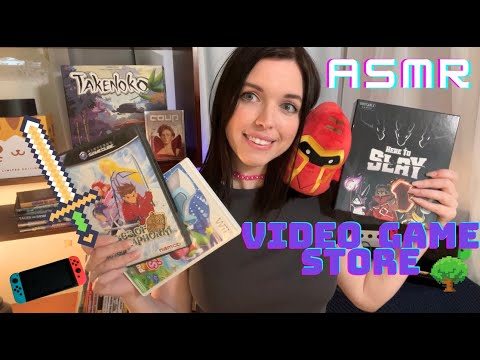 ASMR Game Store Roleplay 🎮  | Soft Spoken, Nintendo, BEST Card Games ⚔