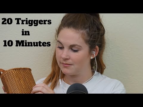 [ASMR] 20 Triggers in 10 Minutes (Tapping) ❤