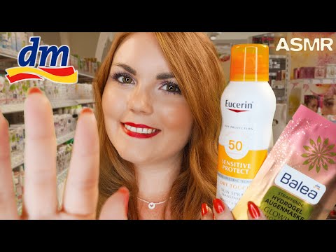 ASMR Deutsch: DM Mitarbeiterin berät dich bei deiner Reise - Kosmetik! (Verkäufer Roleplay)