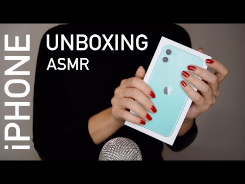 iPhone 11 Unboxing | ASMR Unboxing | No talking | Tapping | Tracing