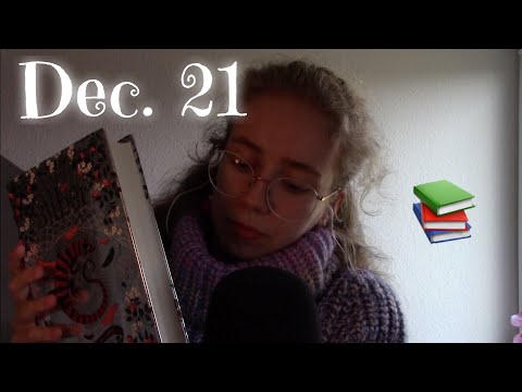 ASMR || BOOK tapping on the PRETTIEST book in existence 📚😍 (Advent Calendar 2021)