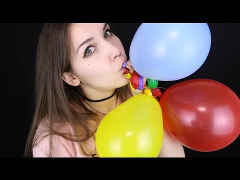 ASMR Balloon Play, Popping 🎈 АСМР Воздушные шарики