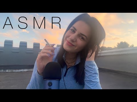ASMR | Relaxing Ramble ☀️💖 (Whispering, Smoking, Mic Brushing & Tapping)
