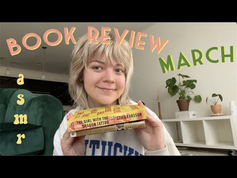 What I read in March ASMR 📚 ~ book review 🌸 🖼