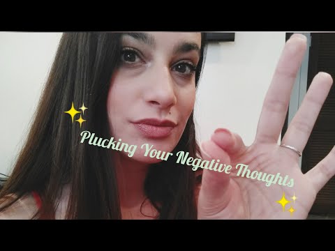 ASMR Plucking Negative Energy | Lots of Hand Sounds