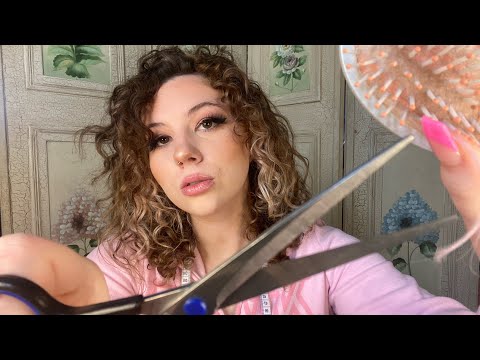 ASMR Hairstylist Takes Care Of Your Damaged Hair 💇‍♀️