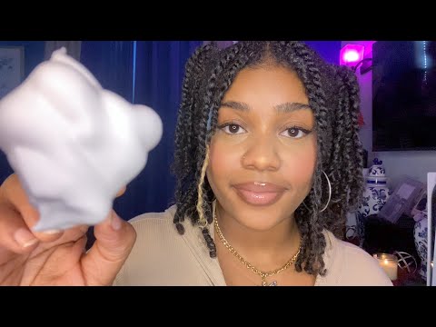 ASMR- Personal Attention Triggers on Your FACE ✍🏼💓 (FACE BRUSHING, DRAWING ON YOU, SPRAYING)😴