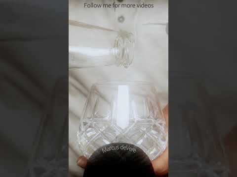 ASMR Slowly Pouring Water Into A Glass #short