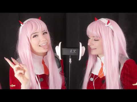 ASMR - ZeroTwo Twin Ear Eating | Darling in the Franxx | Lealolly