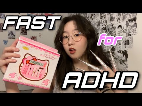 ASMR for ADHD [calming down hyperactivity] SHOW & TELL WITH GIFTS FROM PATRONS 🤩💕
