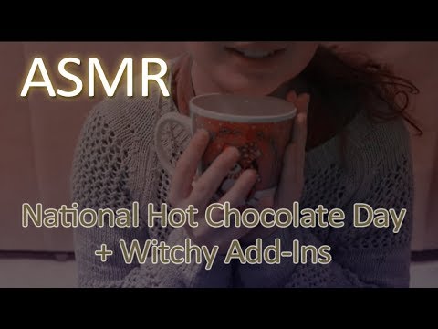 ASMR - National Hot Chocolate Day + Witchy Add-Ins - Soft Talking, Cooking, Drinking