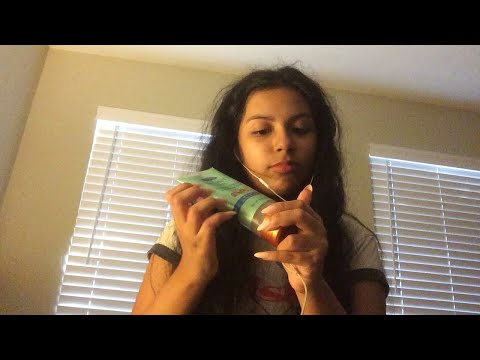 ASMR •Whispering & Tapping/hand movements•