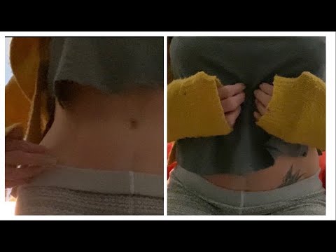 ASMR belly, shirt and leggings scratching - and a little role play - very lo-fi