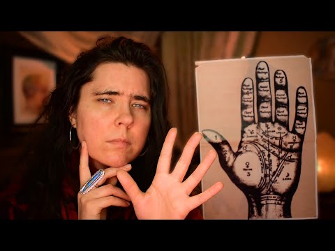 ASMR Reading Your Palm (Role Play) Chiromancy