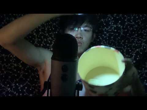 (BLUE YETI MIC TEST ) NO TALKING ASMR FAST AND AGGRESSIVE EDITED TAPPING